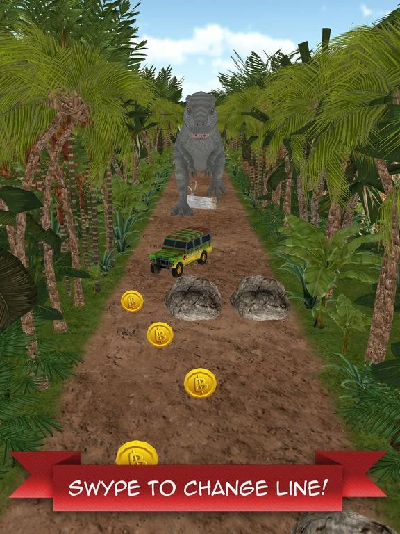 Изображение игры: T-Rex Escape - Dinosaur Jurassic Run
