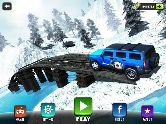 Изображение игры: Uphill 4x4 Prado offroad - Crazy Snow driving 2017