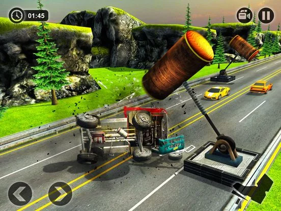 Изображение игры: Speed Bump Car Crash Simulator