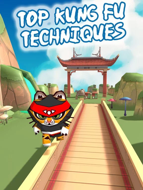 Изображение игры: Kung Fu Tiger & Ninja Panda 3D