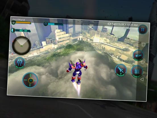 Изображение игры: Flying Superhero Robot Fighting