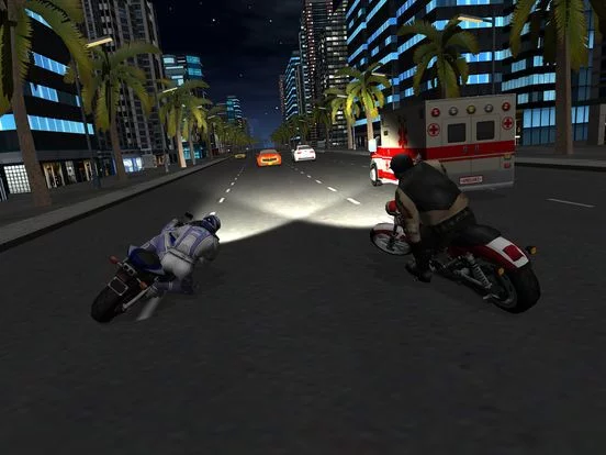 Изображение игры: Motorcylce Racing in 3D City