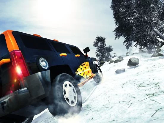 Изображение игры: Uphill 4x4 Prado offroad - Crazy Snow driving 2017