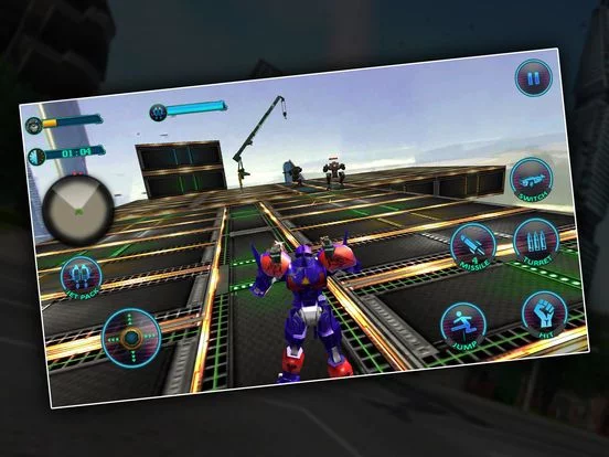 Изображение игры: Flying Superhero Robot Fighting