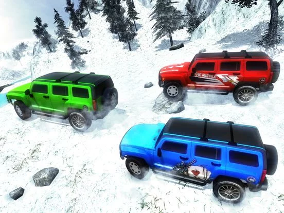 Изображение игры: Uphill 4x4 Prado offroad - Crazy Snow driving 2017