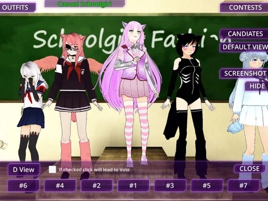 Изображение игры: Yandere Schoolgirls Online