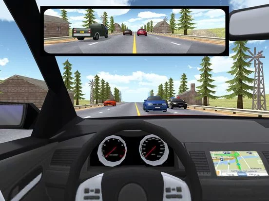 Изображение игры: Traffic Rider Racer 3D: Reverse Highway Car Driver