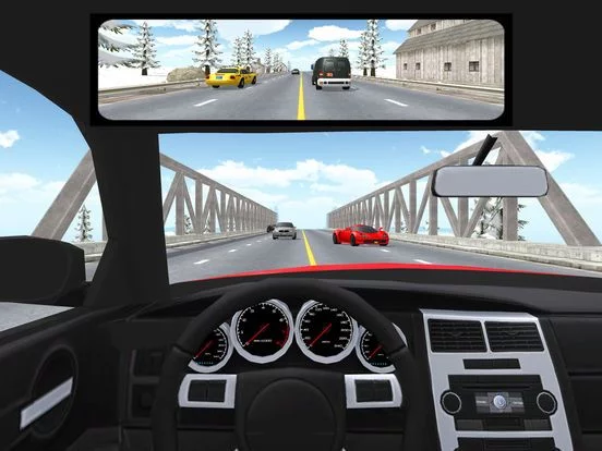 Изображение игры: Traffic Rider Racer 3D: Reverse Highway Car Driver