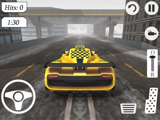 Изображение игры: Xmas Taxi Parking Simulator 3D - Snow Drive 2017