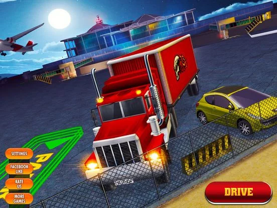 Изображение игры: Airport Airplane Cargo Truck Parking Simulator 3D