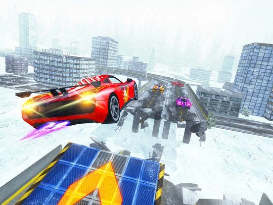 Изображение игры: Real American City Speed Racing 2017 - Snow Street