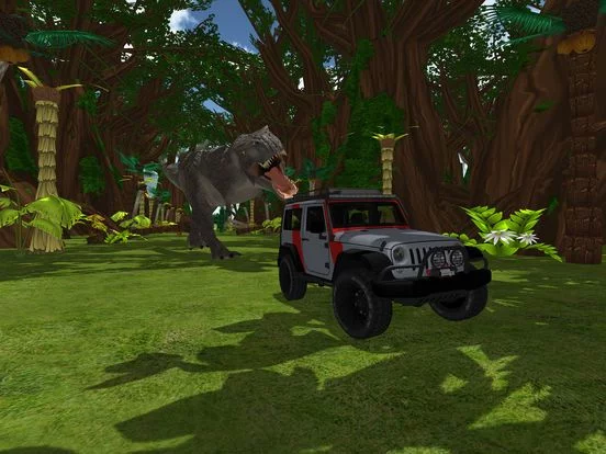 Изображение игры: T-Rex Escape - Dino Racer Park