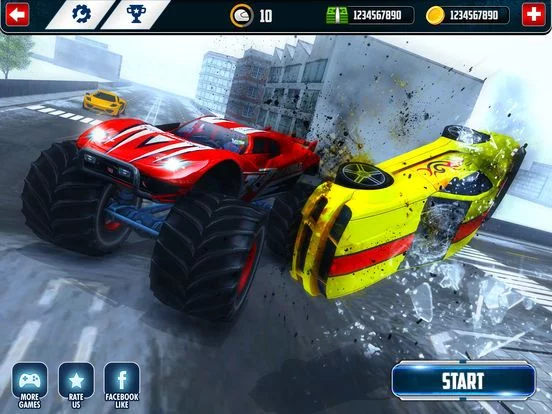 Изображение игры: Crazy 4x4 Monster Truck Racer 2017-Stunt Racing 3D