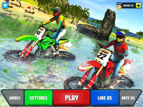 Изображение игры: Beach Water Surfer Bike Racing - Motorbike Riding