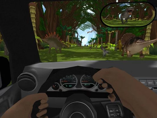 Изображение игры: T-Rex Escape - Dino Racer Park