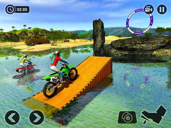 Изображение игры: Beach Water Surfer Bike Racing - Motorbike Riding