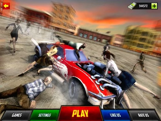 Изображение игры: Zombie Smash Car Derby - Zombies Tsunami Killer 3D