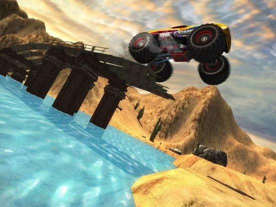 Изображение игры: Offroad Monster Truck Desert Safari Hill Driving