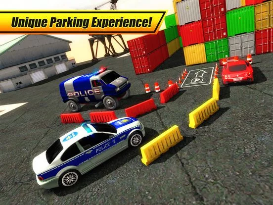 Изображение игры: Police Car Parking Simulator 3D