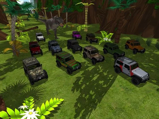 Изображение игры: T-Rex Escape - Dino Racer Park