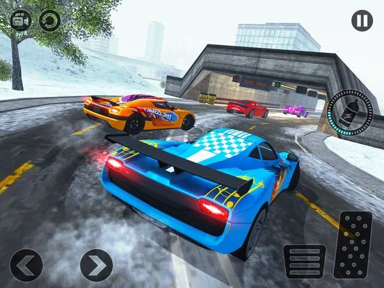Изображение игры: Real American City Speed Racing 2017 - Snow Street