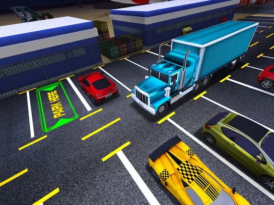 Изображение игры: Airport Airplane Cargo Truck Parking Simulator 3D