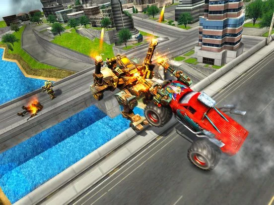 Изображение игры: Monster Robot Hero City Battle
