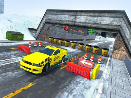 Изображение игры: Xmas Taxi Parking Simulator 3D - Snow Drive 2017