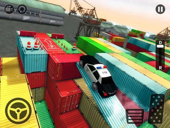 Изображение игры: Police Car Parking Simulator 3D