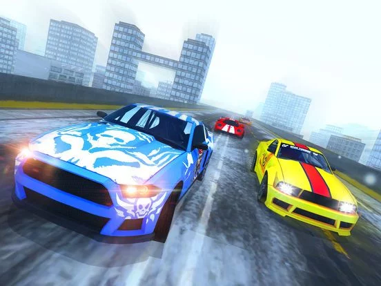 Изображение игры: Real American City Speed Racing 2017 - Snow Street