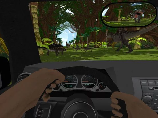 Изображение игры: T-Rex Escape - Dino Racer Park