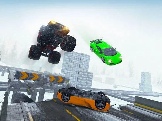 Изображение игры: Crazy 4x4 Monster Truck Racer 2017-Stunt Racing 3D