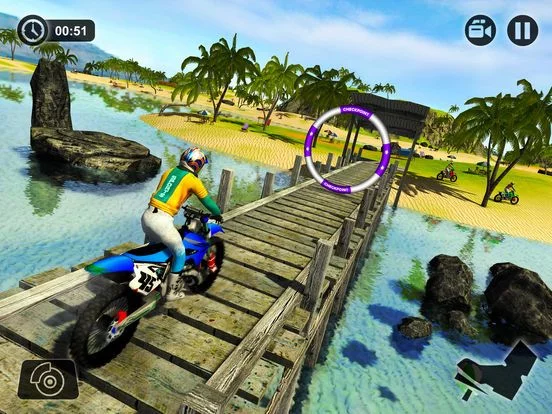 Изображение игры: Beach Water Surfer Bike Racing - Motorbike Riding