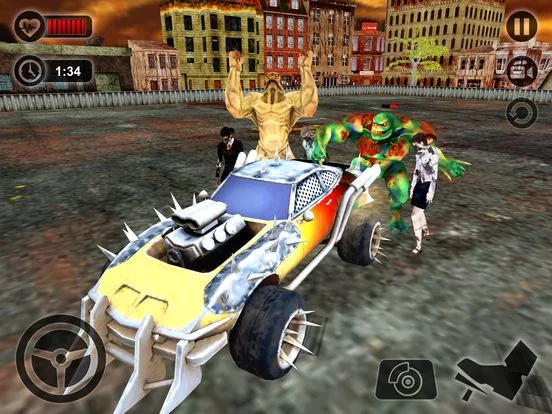 Изображение игры: Zombie Smash Car Derby - Zombies Tsunami Killer 3D