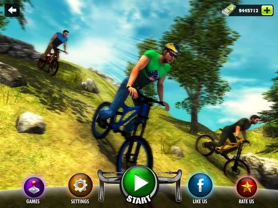 Изображение игры: Crazy Off road Mountain Bicycle Rider Simulator 3D