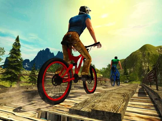 Изображение игры: Crazy Off road Mountain Bicycle Rider Simulator 3D