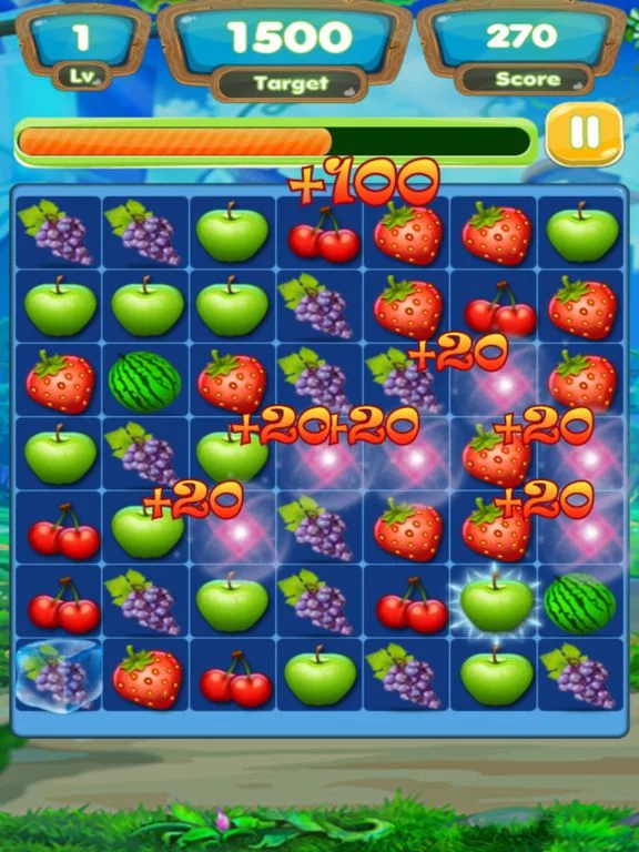 Изображение игры: Fruits Legend - Match 3 Splash Game