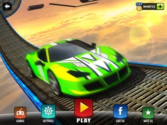 Изображение игры: Impossible Car Tracks 3D: Stunt Driving Simulator