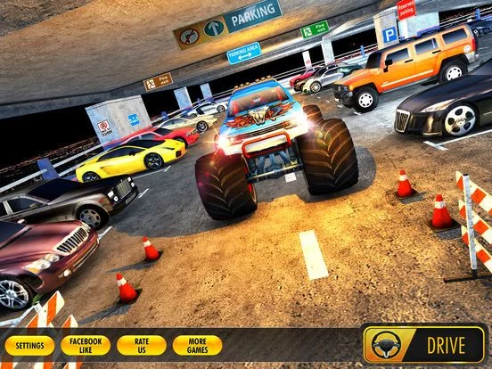 Изображение игры: Multi Storey Monster Truck Parking Simulator 2017