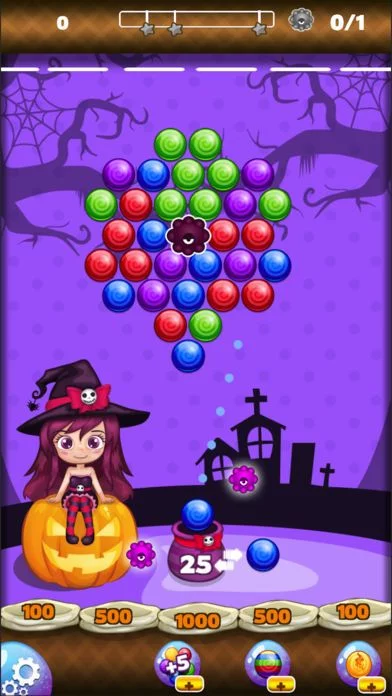 Изображение игры: Bubble Shooter Mania - Sweet Halloween