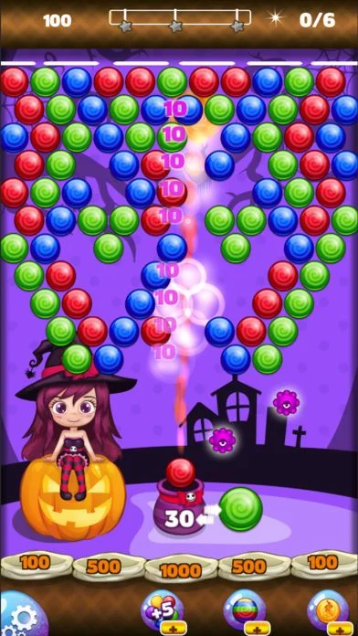 Изображение игры: Bubble Shooter Mania - Sweet Halloween