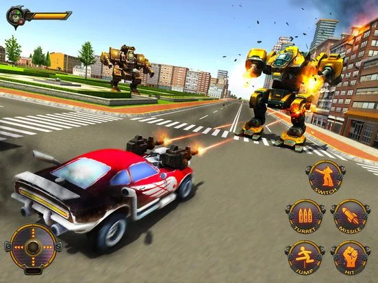 Изображение игры: Robots Car War Transformer - Fighting Battle Hero