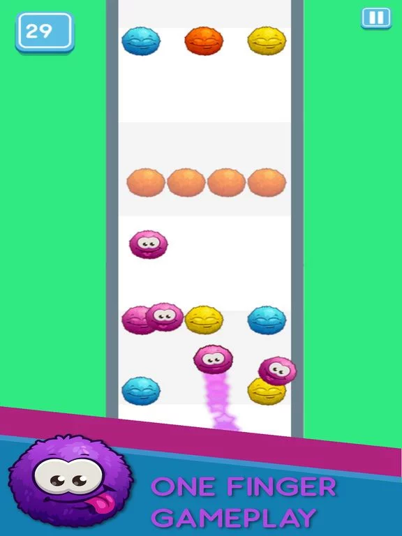 Изображение игры: Color Balls: Fluffy Road Blast