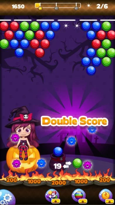 Изображение игры: Bubble Shooter Mania - Sweet Halloween
