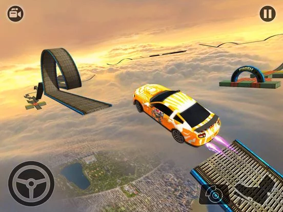 Изображение игры: Impossible Car Tracks 3D: Stunt Driving Simulator