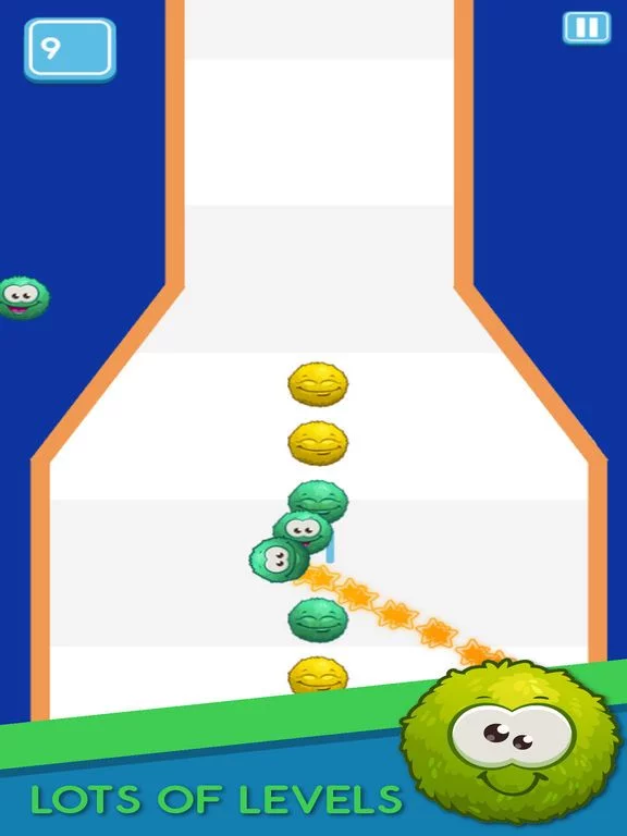 Изображение игры: Color Balls: Fluffy Road Blast