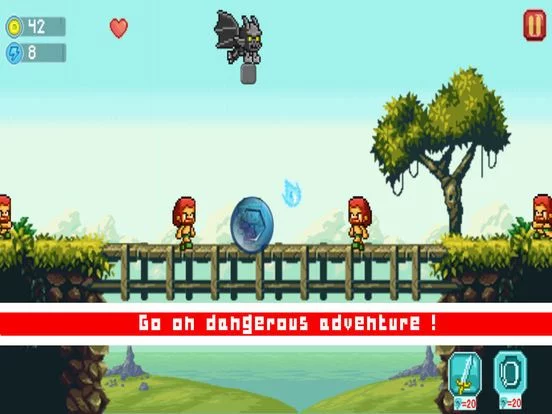 Изображение игры: Pixel Knight: Fantasy Forest