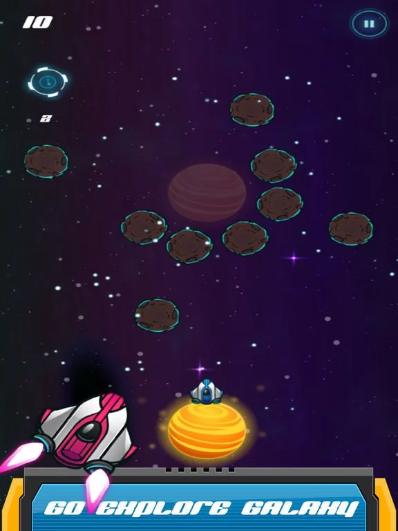 Изображение игры: Galaxy Rush: Space Jump Attack