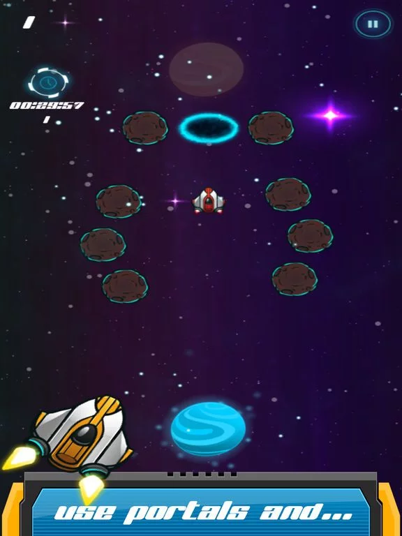 Изображение игры: Galaxy Rush: Space Jump Attack