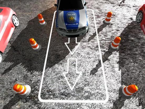 Изображение игры: Real Police Car Parking 3D Sim